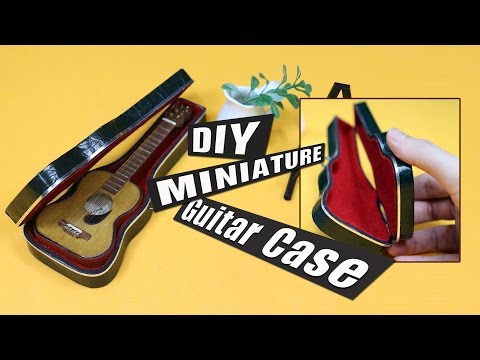 [MINIATURE] DIY Doll Guitar Case - 미니어쳐 기타케이스 만들기!