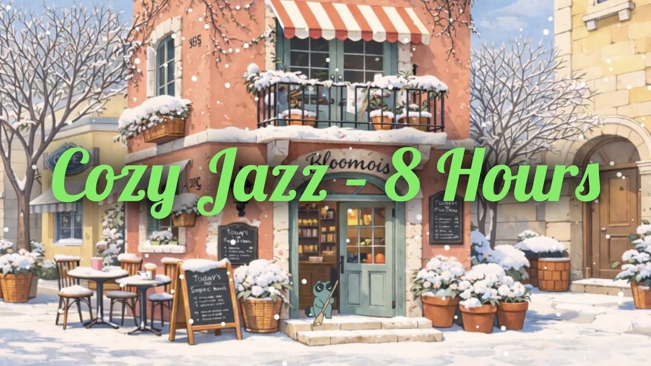 Small Cafe Jazz ☕ Quiet Moments for Relax & Focus (8 Hours)