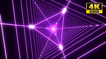 Triangle Neon VJ Loop Pack Stock Motion Graphics