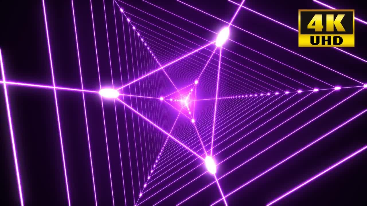 Triangle Neon VJ Loop Pack Stock Motion Graphics - YouTube