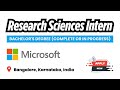 How to Apply for the Microsoft Research Sciences Intern Role in Bangalore, 2024 | Step by Step Guide