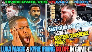 LUKA MAGIC AND KYRIE IRVING GO OFF IN GAME 1!! Dallas Mavericks Vs Minnesota Timberwolves | REACTION