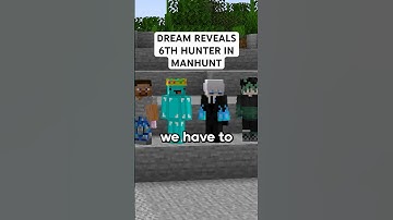 Dream Reveals 6TH HUNTER in manhunt 😲 #dream #minecraft #daquavis