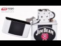 Зажигалка Zippo Jim Beam Label High Polish Chrome