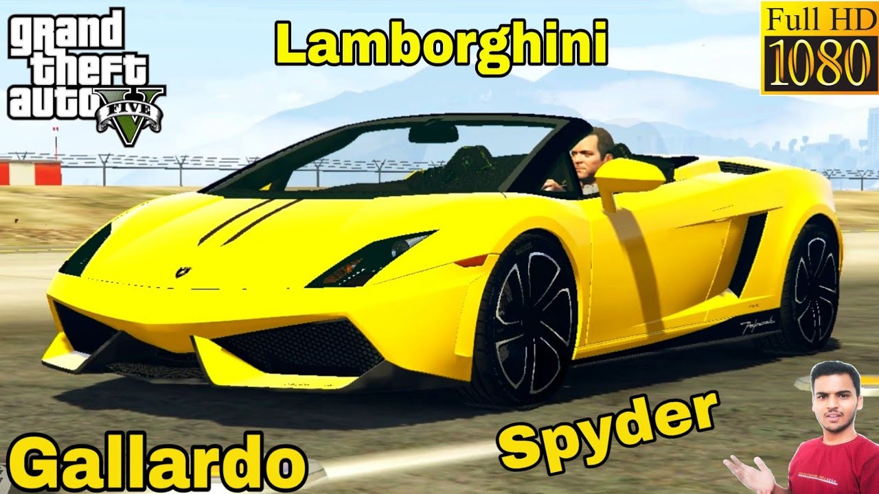 GTA 5 : HOW TO INSTALL LAMBORGHINI GALLARDO SPYDER CAR MOD ...