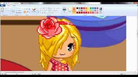 Fantage- Recoloring using Windows Paint