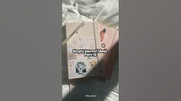 Empty notebook ideas 🩷|#empty#journal#journaling#notebook#ideas#aesthetic#trending#explore#shorts