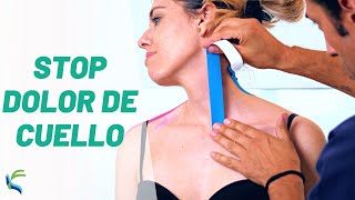 NECK pain 😭? Eliminate pain 🤩 with KINESIO TAPE ✅ Physiolution