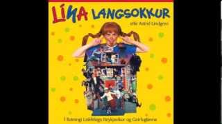 Video thumbnail of "Lína Langsokkur - Hér sérðu Línu Langsokk"