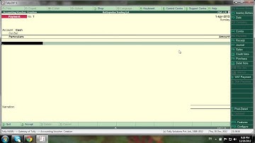 Tally.ERP 9 ( Part 11 )  Accounting Vouchers Introduction & Configuration (F12)