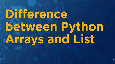 Difference between Python Arrays and List #shorts #viral #python #coding #programming