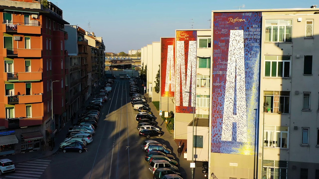 AMA wall for the BLOOP EXPERIENCE by Said Dokins, Biokip Atelier and the people of Via del Turchino