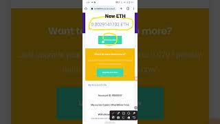 New ETH Cloud Mining 50 gh/s Free screenshot 1