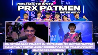 Patmen talks about PRX's struggles vs. Gen.G, says he wants to face fellow Pinoy superstar Zekken
