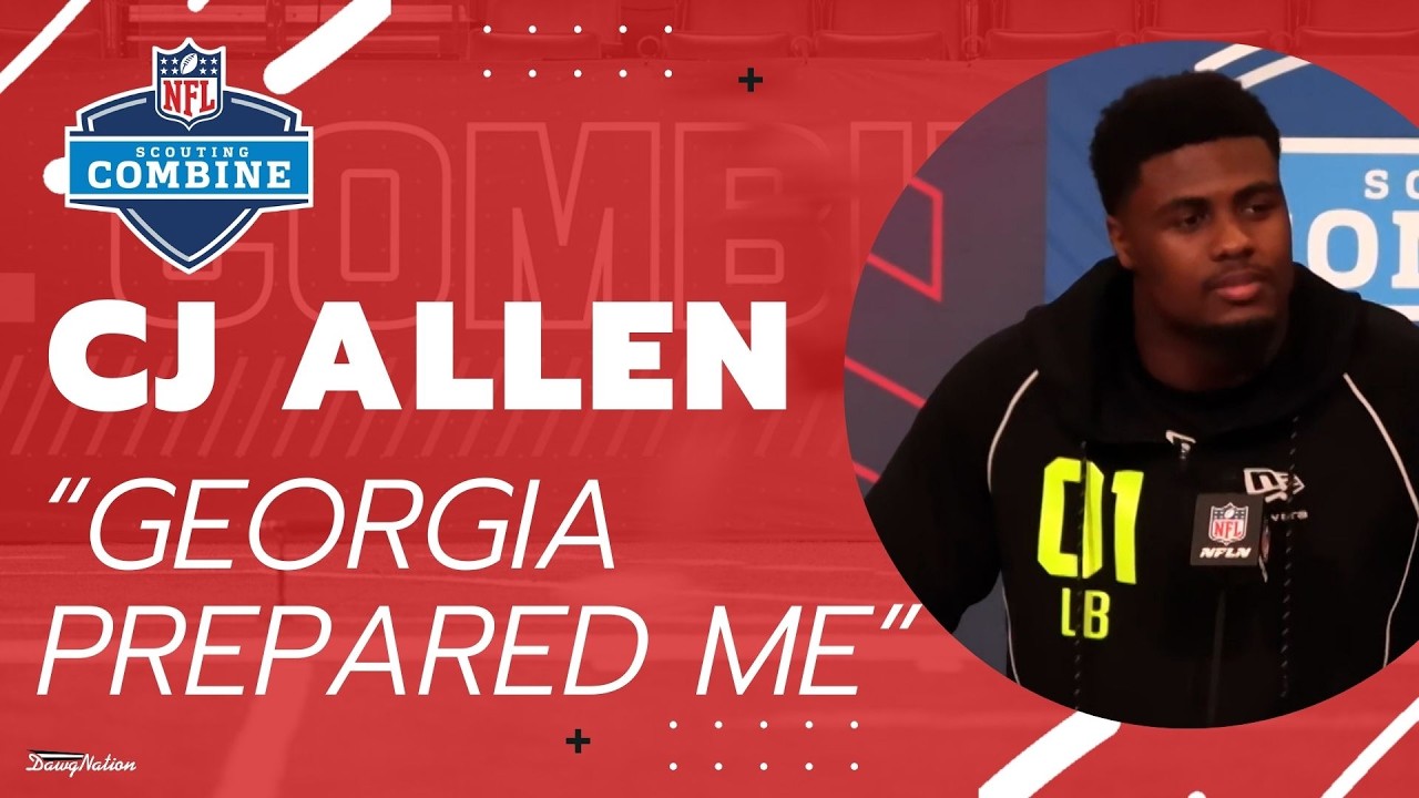 CJ Allen on how UGA prepared him for the NFL and why he won't be competing at the NFL Combine