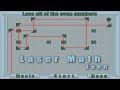 Laser Math Even Game Overview