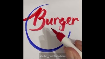 Trying to write out the Burger King 🍔👑 #burger #shorts #viral #ytshorts #trendingshorts #subscribe
