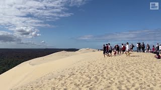 Réouverture de la dune du Pilat après l'incendie