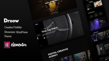 Droow - Ajax Portfolio WordPress Theme Free Download