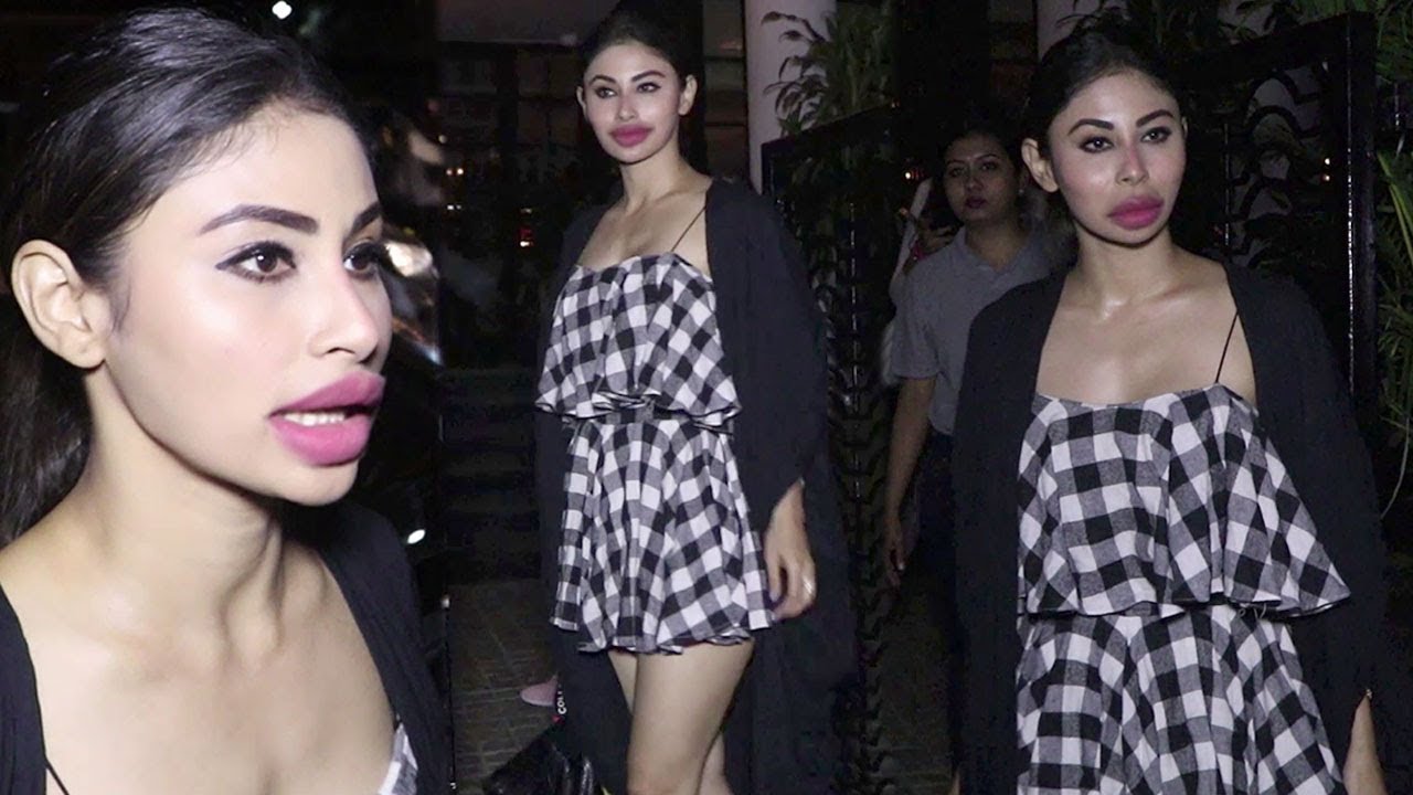 Mouni Roy's SH0KING Ugly Look After lip Plastic Surgery on FACE Gone
