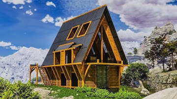 I Built an ASR A-Frame Cabin in ARK: Survival Ascended!