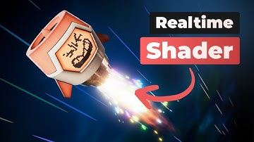 Animated Thruster FX Shader in Blender (Realtime) #b3d