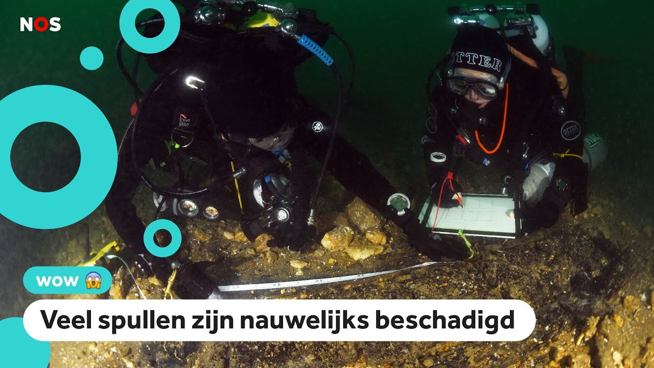 Wrak gevonden van 350 jaar oud Nederlands oorlogsschip - YouTube