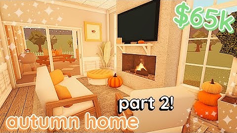 *PART 2* Autumn Bloxburg House Build Interior