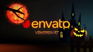 Scary Halloween Ghost Logo Reveal template after effects
