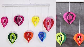 Easy Paper Wall Hanging Crafts For Kids - Diy Paper Wall Decoration Ideas