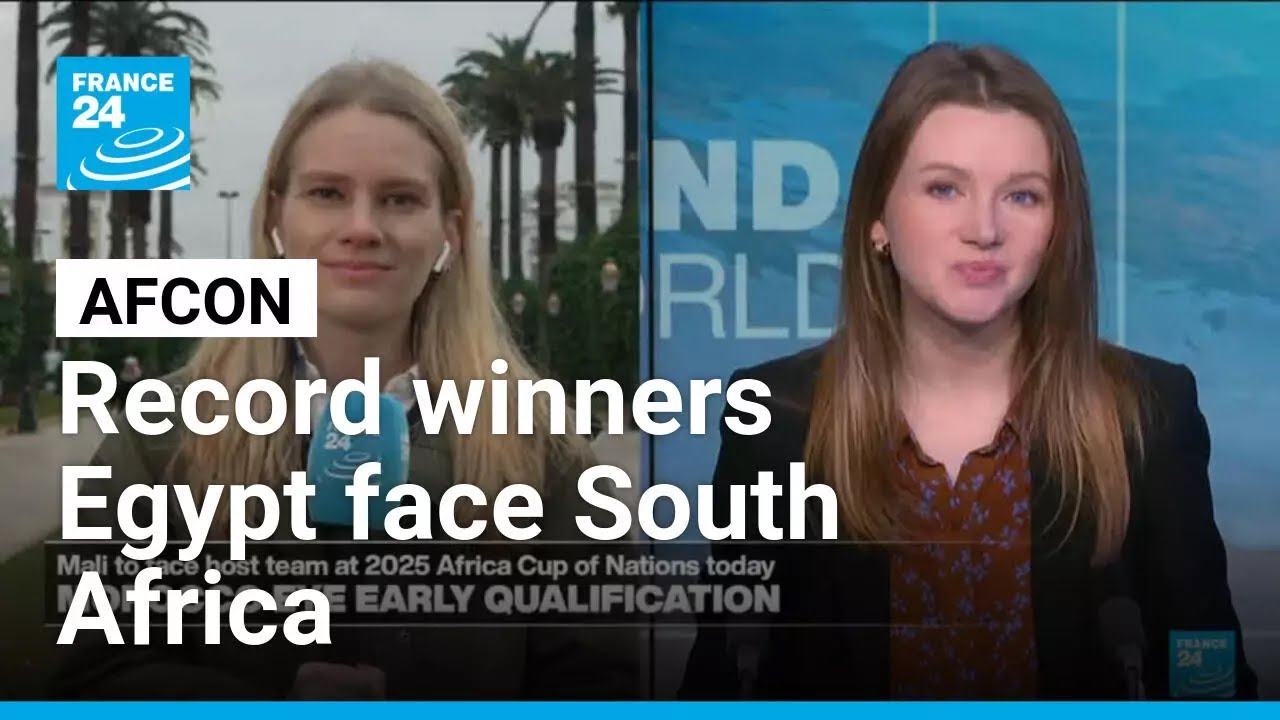 2025 Afcon: Record winners Egypt face South Africa • FRANCE 24 English