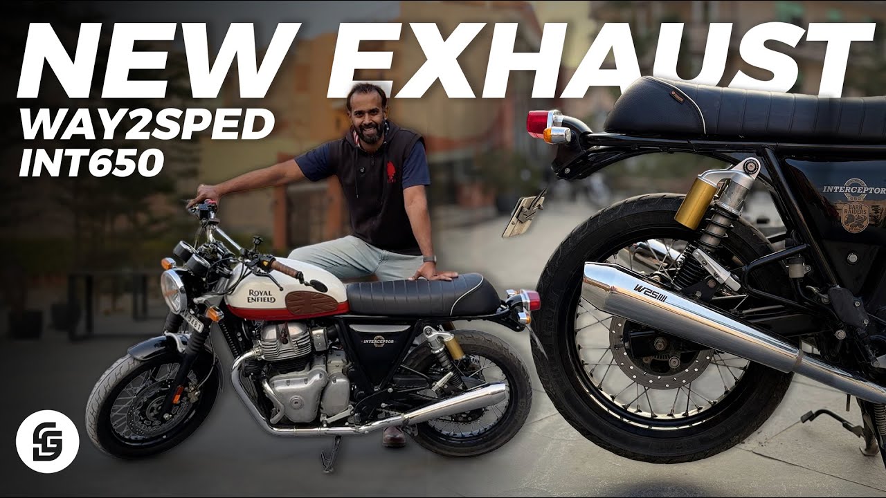 Royal Enfield Interceptor 650 | Выхлопная система Way2Speed ​​из нержавеющей стали!