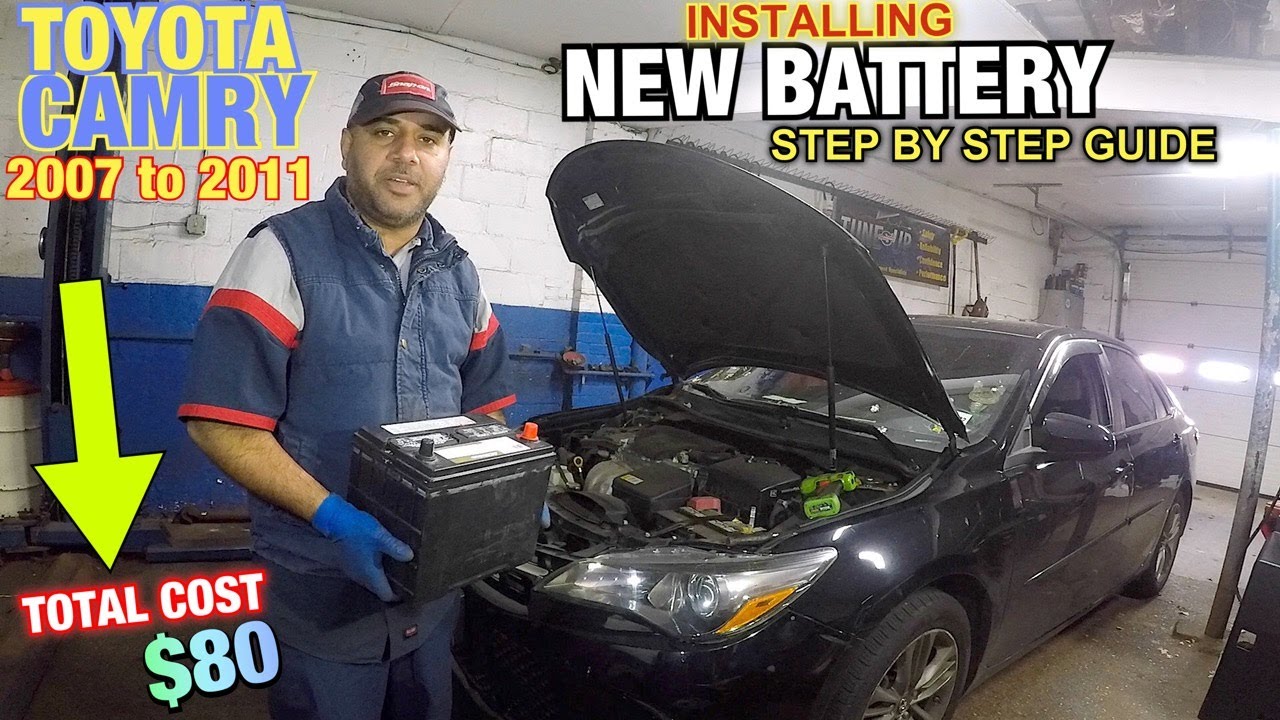 How to replace battery on Toyota Camry 2007 to 2011 Easy (DIY) save