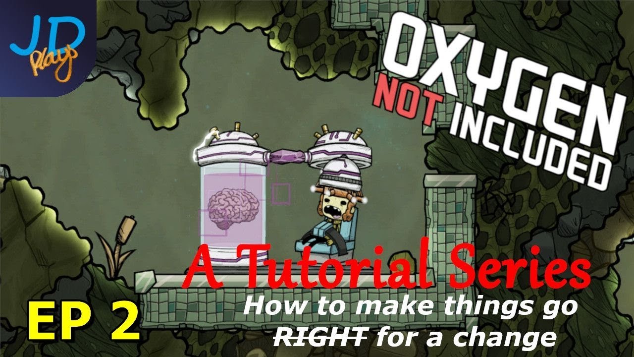 EP2 Oxygen, Bedrooms & Research | The Tutorial - Oxygen Not Included gaming logo