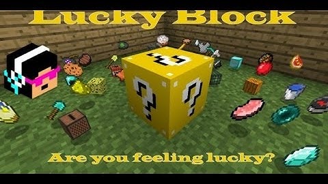 [1.6.4] LUCKY BLOCK MOD - DROPS ITEMS, SPAWNS MOBS, STRUCTURES AND MORE!