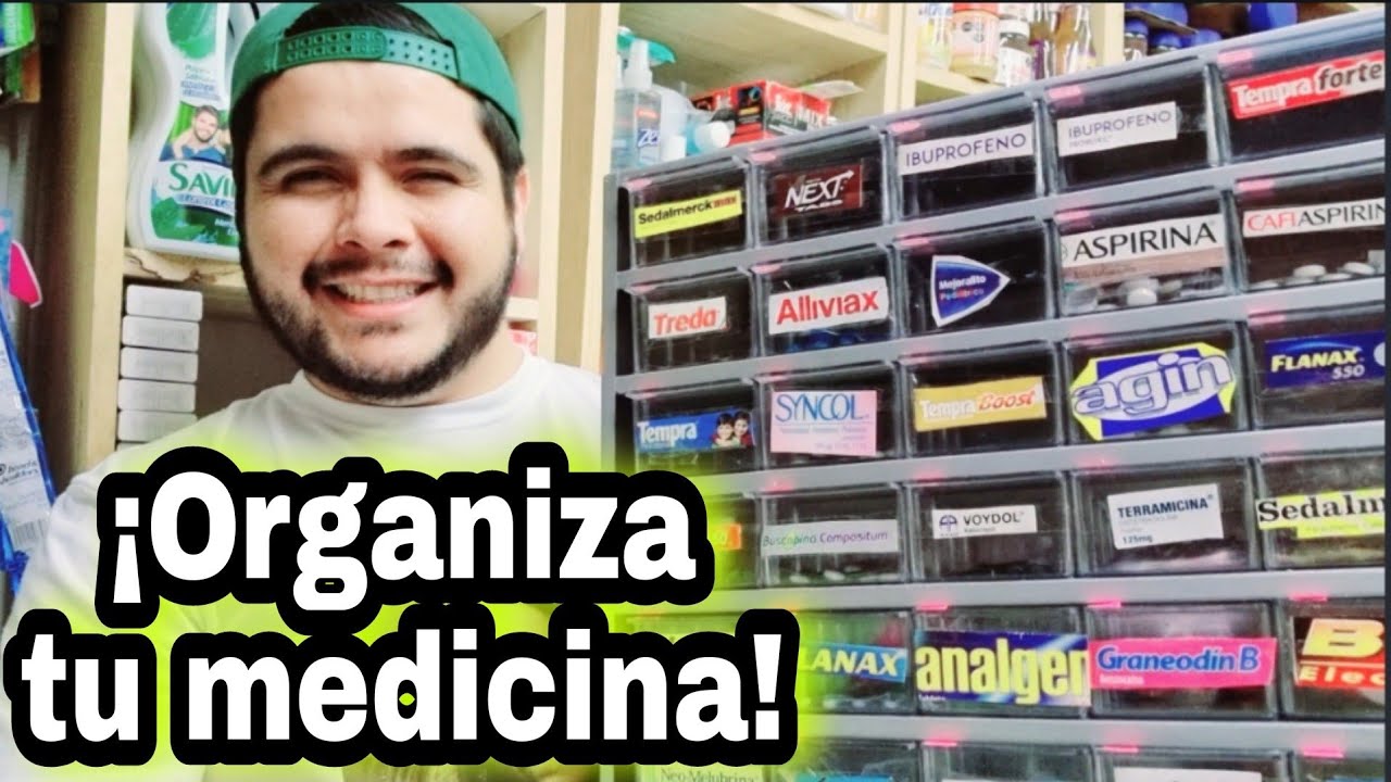 Pastillero para tienda de Abarrotes | Organiza tu medicina 😀 