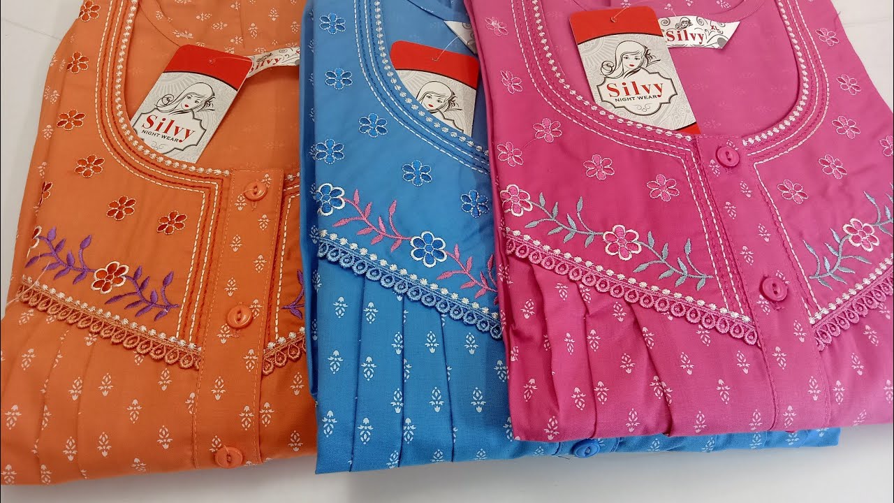 Shandar & Silvy brand nighties/ Size L,XL & XXL