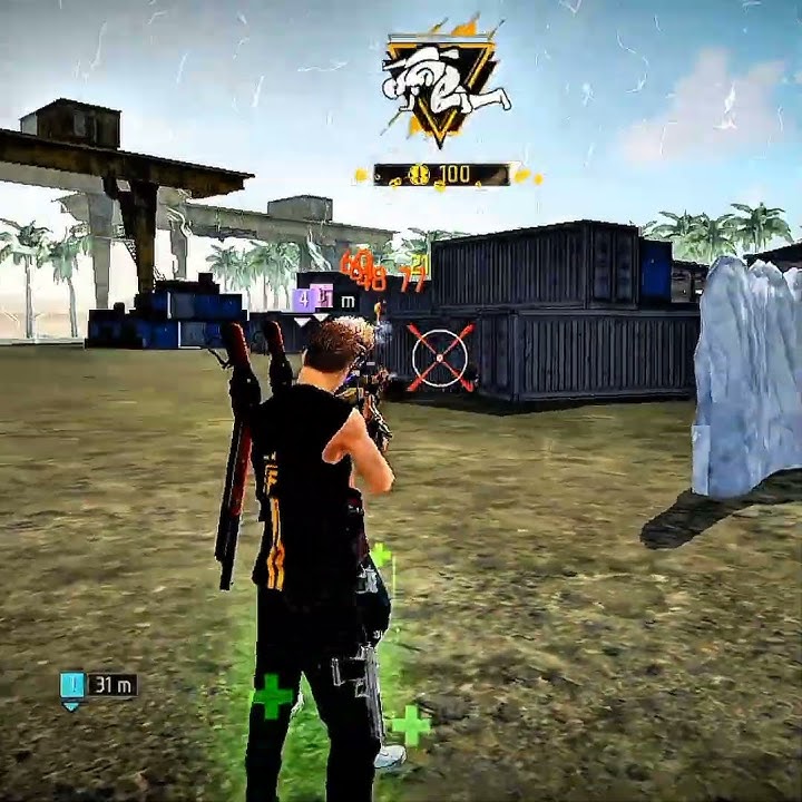 Gameplay with P90 💯 In FREEFIRE 🔥|| sixfonia - [meguri] | #shortsfeed #foryou #freefireconta #shorts