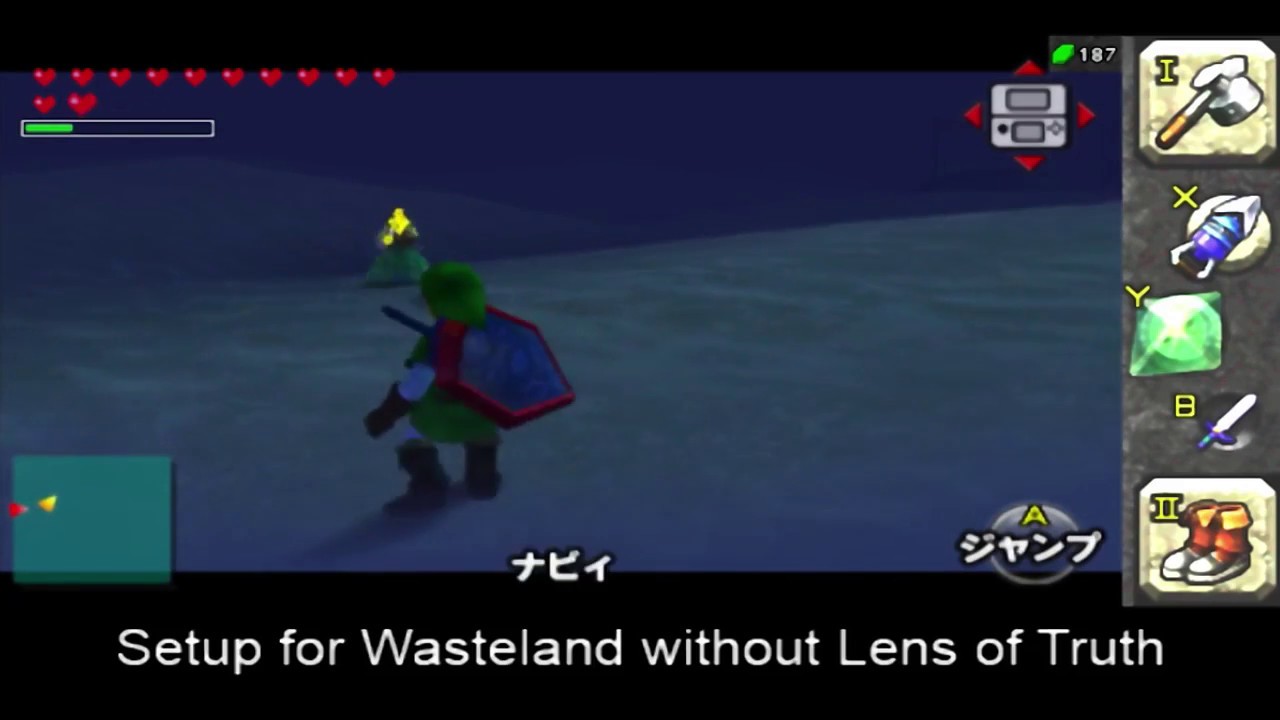 OoT3D : Setup for Haunted Wasteland without Lens of Truth