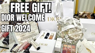 NEW DIOR FREE SILVER WELCOME GIFT & UNBOXING DIOR ADDICT HOLIDAY GIFT