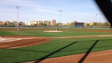 Air Force Starting Pitcher performs Jaeger Sports Long Toss