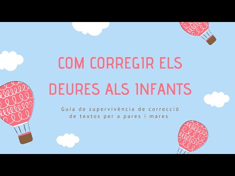 Vídeo: He D’ajudar El Nen A Fer Els Deures