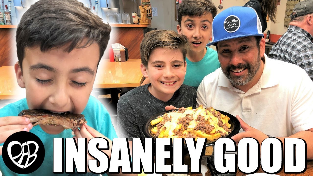 EATING AT A BEST REVIEWED BBQ RESTAURANT IN OUR CITY | HIS NEW FAVORITE PLACE TO EAT | EAT WITH ME