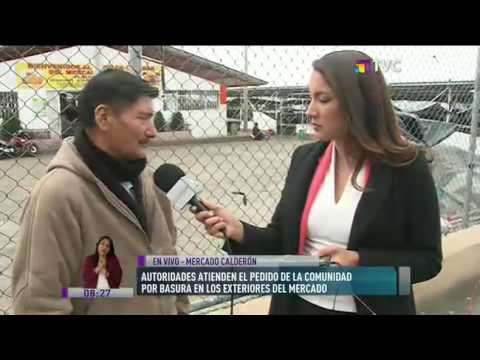 Autoridades atienden a pedido de la comunidad por basura en los exteriores del mercado