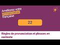 Bien prononcer "vingt-deux" en français : deux prononciations possibles et liaisons (Vidéo 3/10)