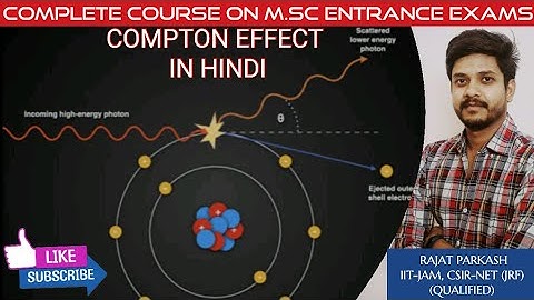 COMPTON EFFECT || Simple Explanation In Hindi || IIT-JAM || JEST || TIFR || CSIR-NET