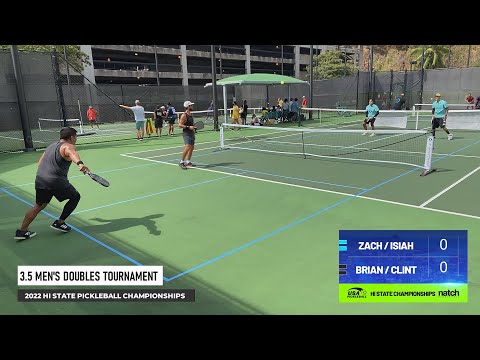 Hawaii State Pickleball Championships 3.5+ Men's Doubles (Match 4)