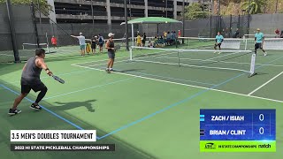 Hawaii State Pickleball Championships 3.5+ Men's Doubles (Match 4)
