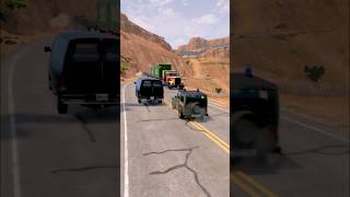Realistic Highway Car Crashes Ep. 229 - BeamNG Drive #beamngdrive #shorts