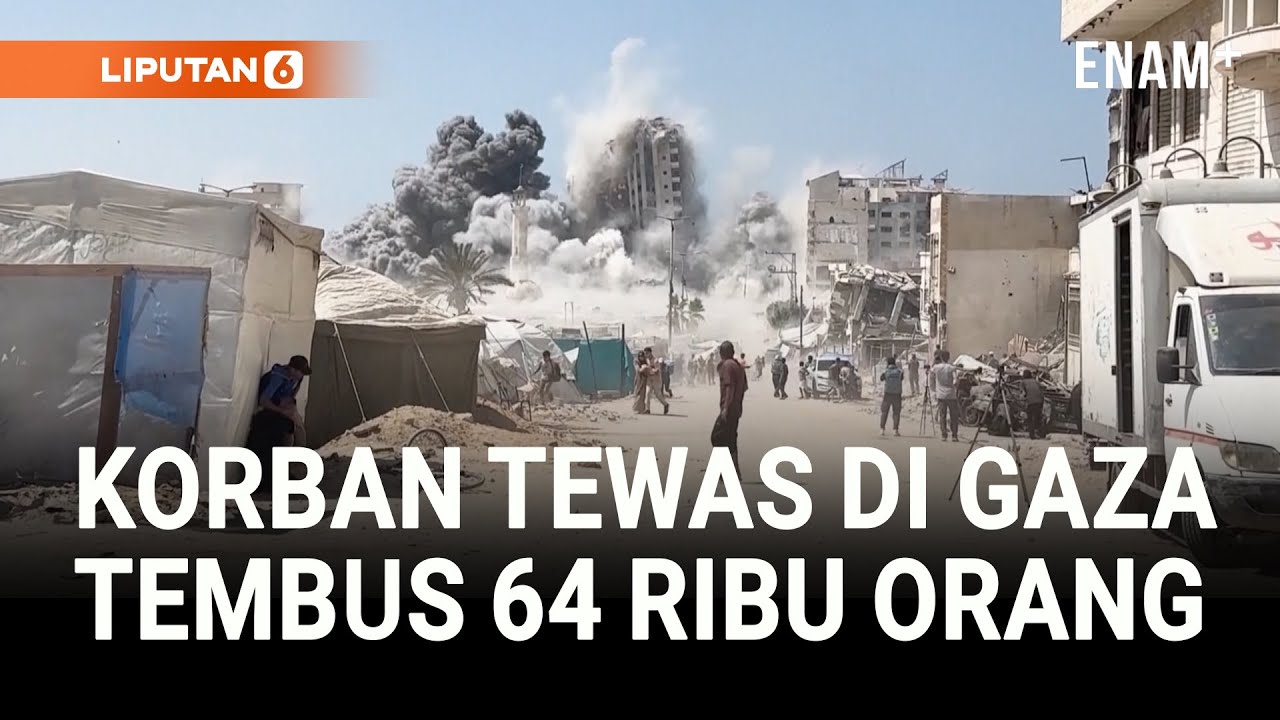 Korban Tewas di Gaza Tembus 64.300, Warga Palestina Terancam Kelaparan | Liputan6